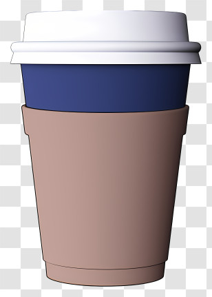 Plastic Cup - Disposable Coffee Cup Illustration Transparent PNG