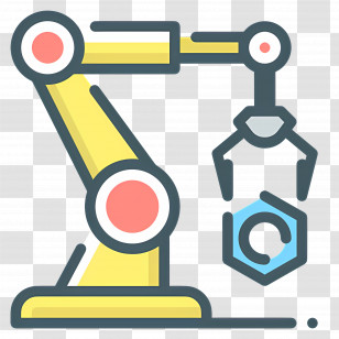 Robotic Arm - Robotic Arm Holding Object Illustration Transparent PNG