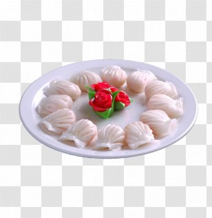 Har Gow Chinese Cuisine Dim Sum Zongzi Dumpling - A Plate Of Dumplings In Kind Transparent PNG
