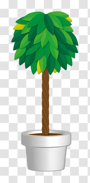 Cartoon - Potted Plant Transparent PNG
