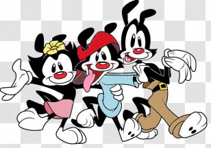 Tasmanian Devil Yakko, Wakko, And Dot Cartoon Drawing - Heart - Animaniacs Transparent PNG