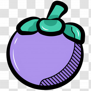 Mangosteen - Purple Mangosteen Fruit Transparent PNG