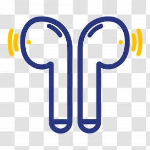 Airpods - Wireless Earbuds Icon Transparent PNG
