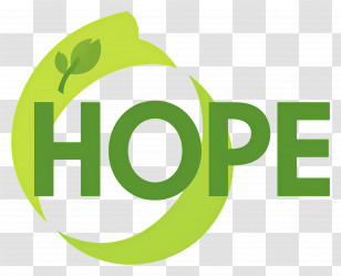 Hope - Eco Hope Green Logo Transparent PNG