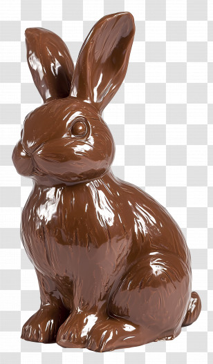 Chocolate Bunny - Chocolate Bunny For Easter Transparent PNG