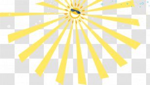 Line Point Angle - Yellow - Sunlight And Shade Picture Material Transparent PNG