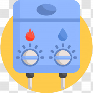 Water Heater - Water Heater In Flat Cartoon Style Transparent PNG