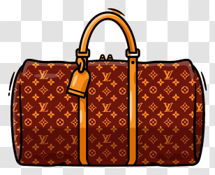Louis Vuitton - Luxury Designer Bag Transparent PNG