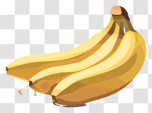 Bananas - Fresh Yellow Bananas In A Bunch Transparent PNG