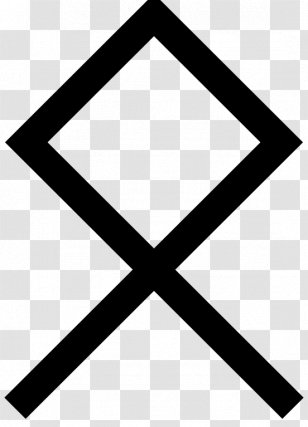 Odal Anglo-Saxon Runes Elder Futhark Symbol Transparent PNG