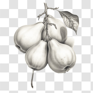 Pears Fruit
 - Branch With Pears Illustration Transparent PNG