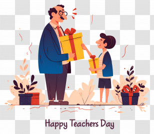 Happy Teachers Day - Happy Teachers Day Celebration Transparent PNG