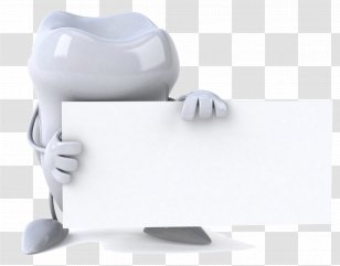 Human Tooth 3D Computer Graphics Microsoft PowerPoint Teeth Cleaning - Cartoon - Holding A Blank Card, Villain Transparent PNG