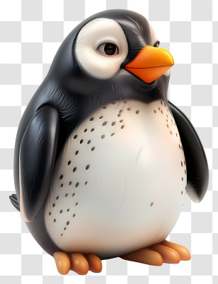 World Penguin Day - Adorable Cartoon Penguin Transparent PNG