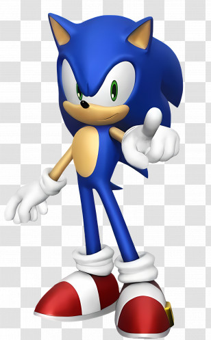 Sonic The Hedgehog - Sonic The Hedgehog Running Transparent PNG