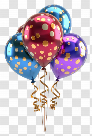 Party Balloons - Colorful Party Balloons Transparent PNG