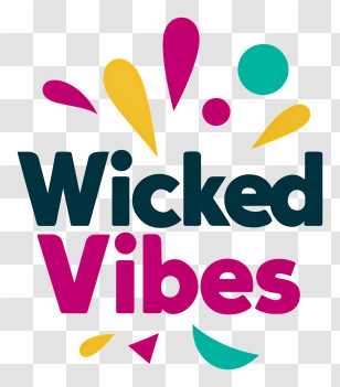 Wicked Vibes - Wicked Vibes Colorful Brand Logo Transparent PNG