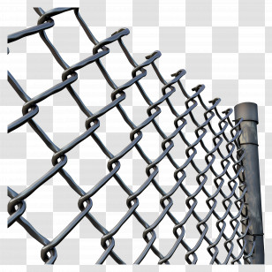 Wire Fence - Chain Link Fence Transparent PNG