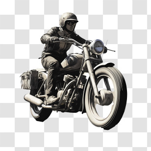 National Motorcycle Ride Day - Motorcycle Rider Transparent PNG