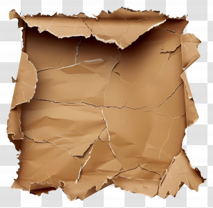 Brown Ripped Paper - Torn Brown Paper Texture As Background Element Transparent PNG