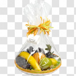 Food Gift Baskets Paper Cellophane - Fruit Transparent PNG