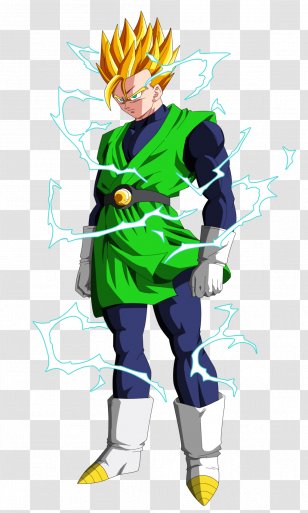 Gohan Majin Buu Goku Videl Vegeta - Watercolor - Dragon Ball Z Transparent PNG