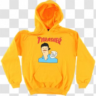 Hoodie T-shirt Thrasher Sweater - Unisex - Limited Edition Transparent PNG