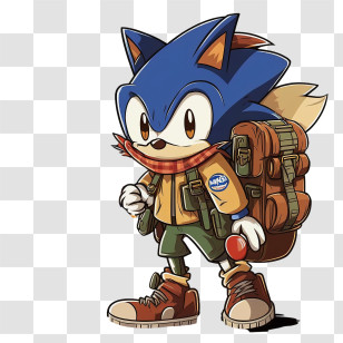 Cool Sonic
 - Sonic The Hedgehog Ready For Adventure Transparent PNG