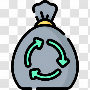 Recycling Bag - Recycling Bag For Waste Management Transparent PNG
