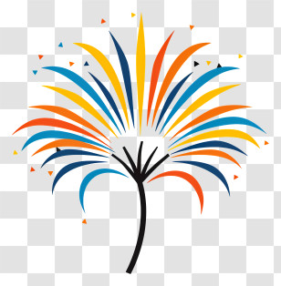 Firework - Colorful Firework For Celebration Transparent PNG