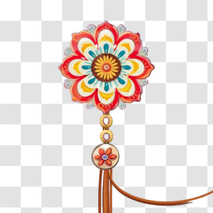 Raksha Bandhan - Colorful Rakhi Bracelet Transparent PNG