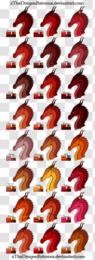 Wings Of Fire Color Dragon Art Transparent PNG