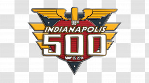 Indy 500 Logo - Indianapolis 500 Racing Event Logo Transparent PNG