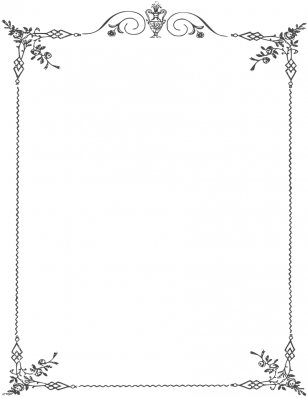 Wedding Invitation Borders And Frames Clip Art - Black - White Frame ...