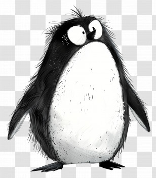 Cartoon Penguin - Cute Cartoon Penguin Transparent PNG