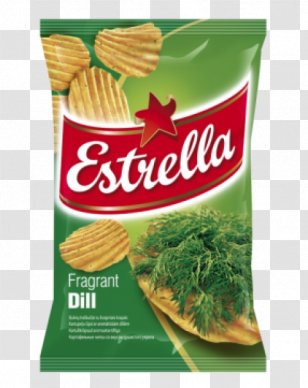 Potato Chip Sour Cream Vegetarian Cuisine Flavor - Estrella - Onion Transparent PNG