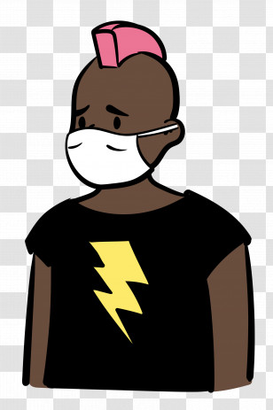 Man Medical Mask Coronavirus Transparent PNG
