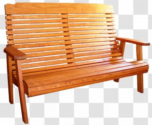 Bench Garden Furniture Chair Seat - Ornamental Plant Transparent PNG