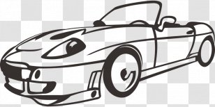 Car Door Vehicle - Line Art Transparent PNG