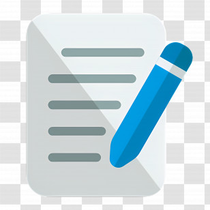 Letter Writing - Paper And Pen In Flat Cartoon Style Transparent PNG