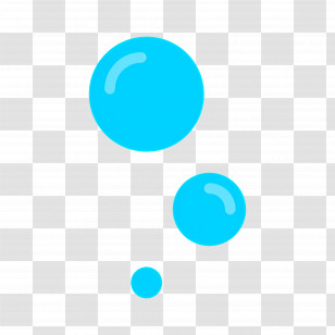 Air Bubbles - Blue Bubbles Illustration Transparent PNG