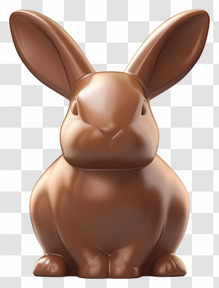 Chocolate Bunny - Chocolate Bunny For Easter Transparent PNG