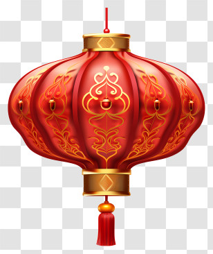 Red Lantern - Red Chinese Lantern For Traditional Celebrations Transparent PNG