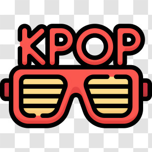 Kpop - KPOP Glasses Icon Transparent PNG
