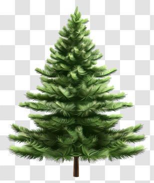 Fir Tree - Realistic Pine Tree Illustration Transparent PNG
