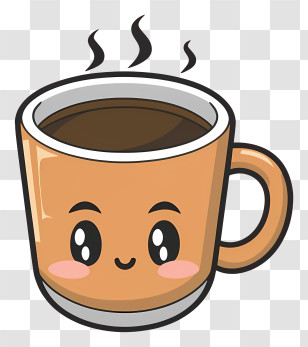 Cartoon - Cute Cartoon Coffee Cup Transparent PNG