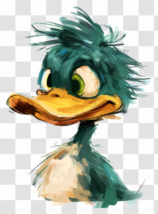 Cartoon Duck - Cartoon Duck Illustration Transparent PNG