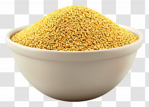 Millet - Nutrient-Dense Millet In Bowl Transparent PNG