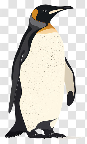 World Penguin Day - Detailed Illustration Of An Emperor Penguin Transparent PNG