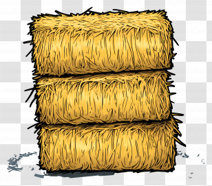 Stack Of Hay - Stack Of Stacked Hay Bales Transparent PNG